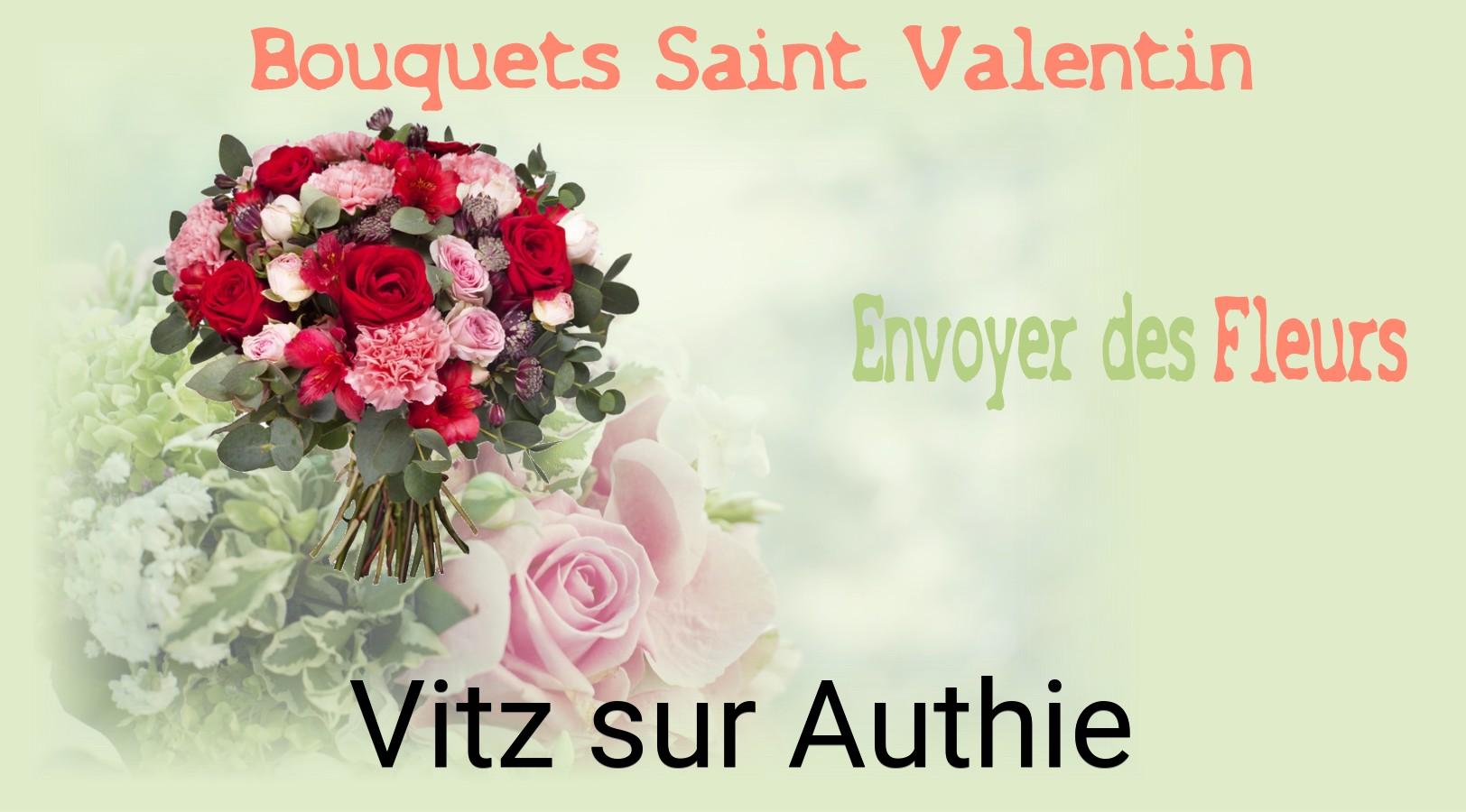 Roses de Saint-Valentin livrées à Vitz-sur-Authie